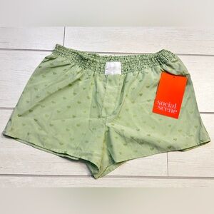 Social Scene Green Women's Shorts